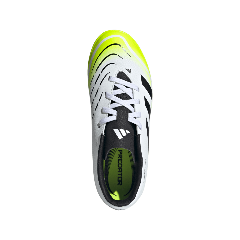 Adidas Guayos Predator Club De Ninos Para Pasto blanco de niño para futbol