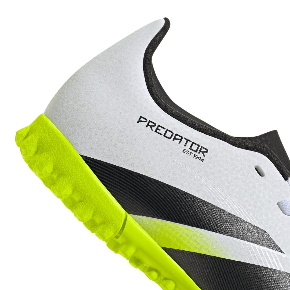 Adidas Guayos Predator Club De Ninos Para Pasto blanco de niño para futbol