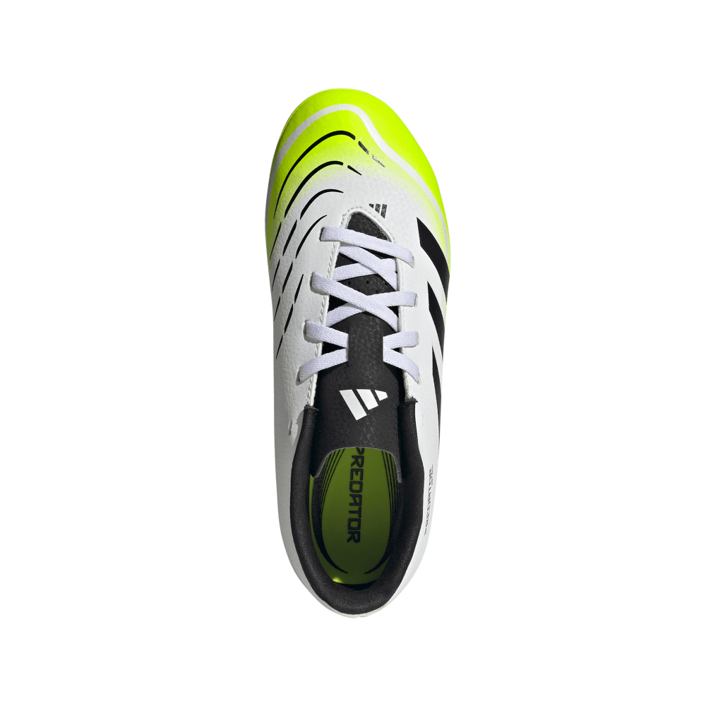 Adidas Guayos Predator Club De Ninos Para Terre blanco de niño para futbol