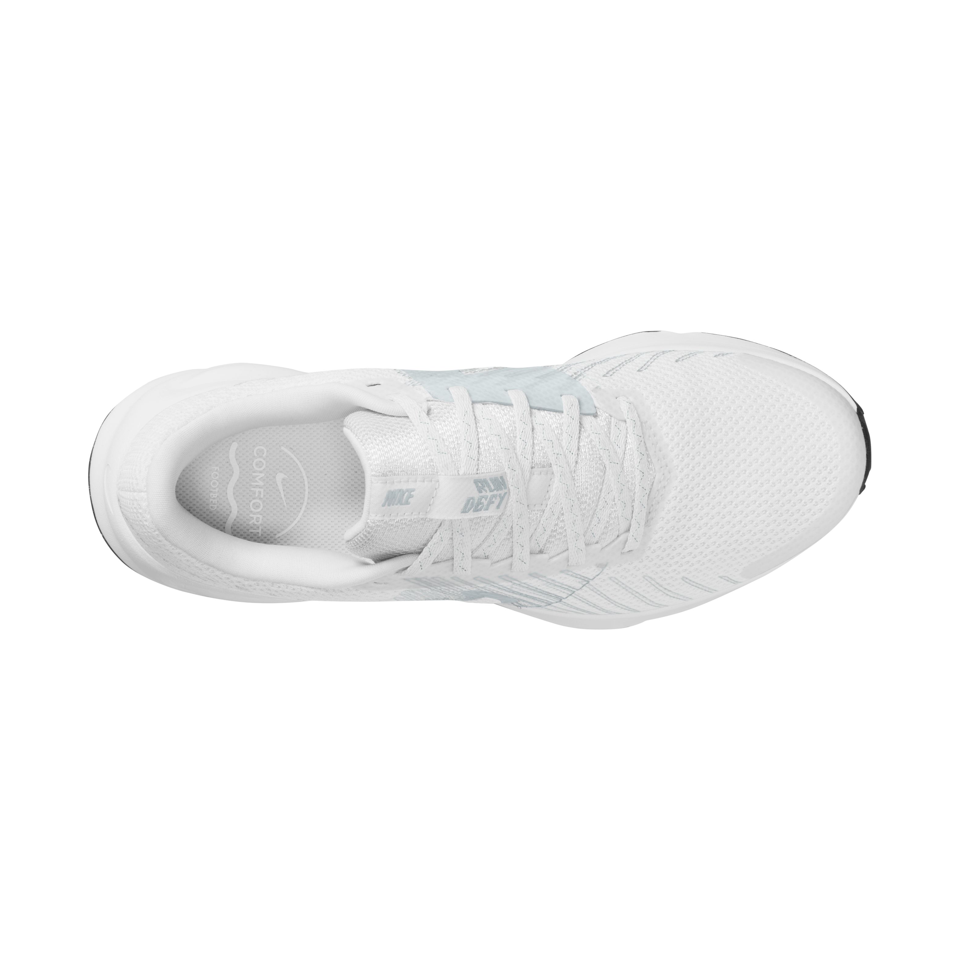Nike W Nike Run Defy Tenis blanco de mujer para correr