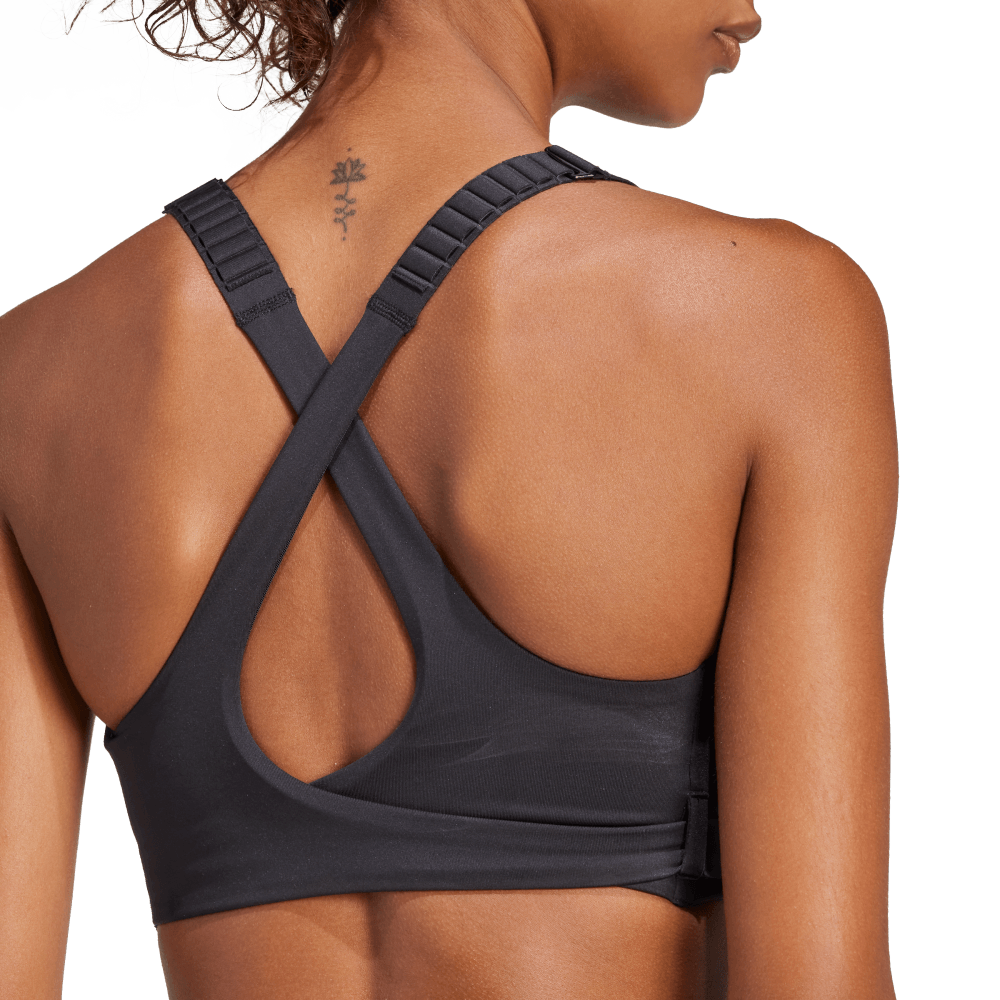 Adidas Top Deportivo Fastimpact Luxe negro de mujer para entrenamiento