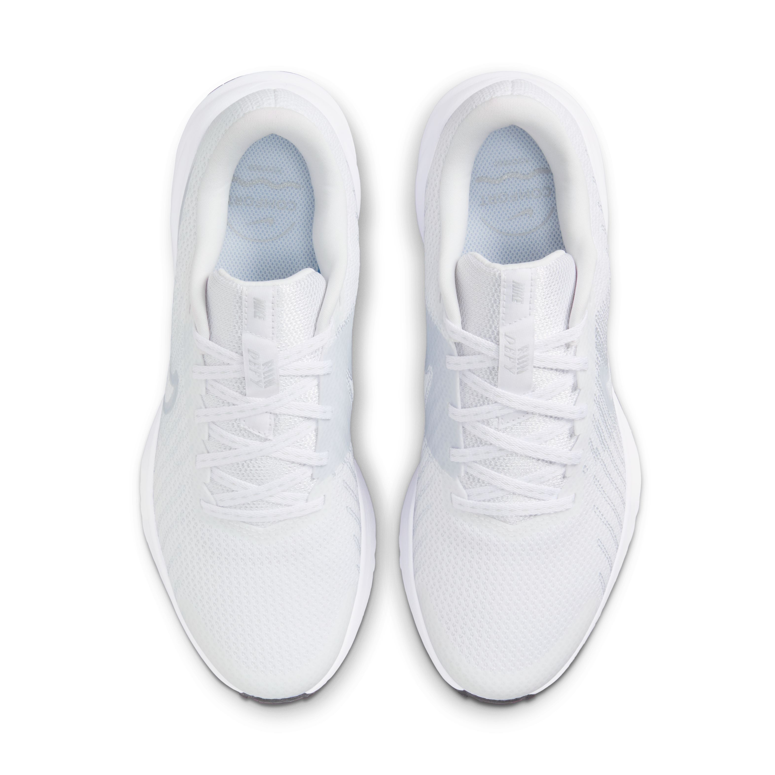 Nike W Nike Run Defy Tenis blanco de mujer para correr