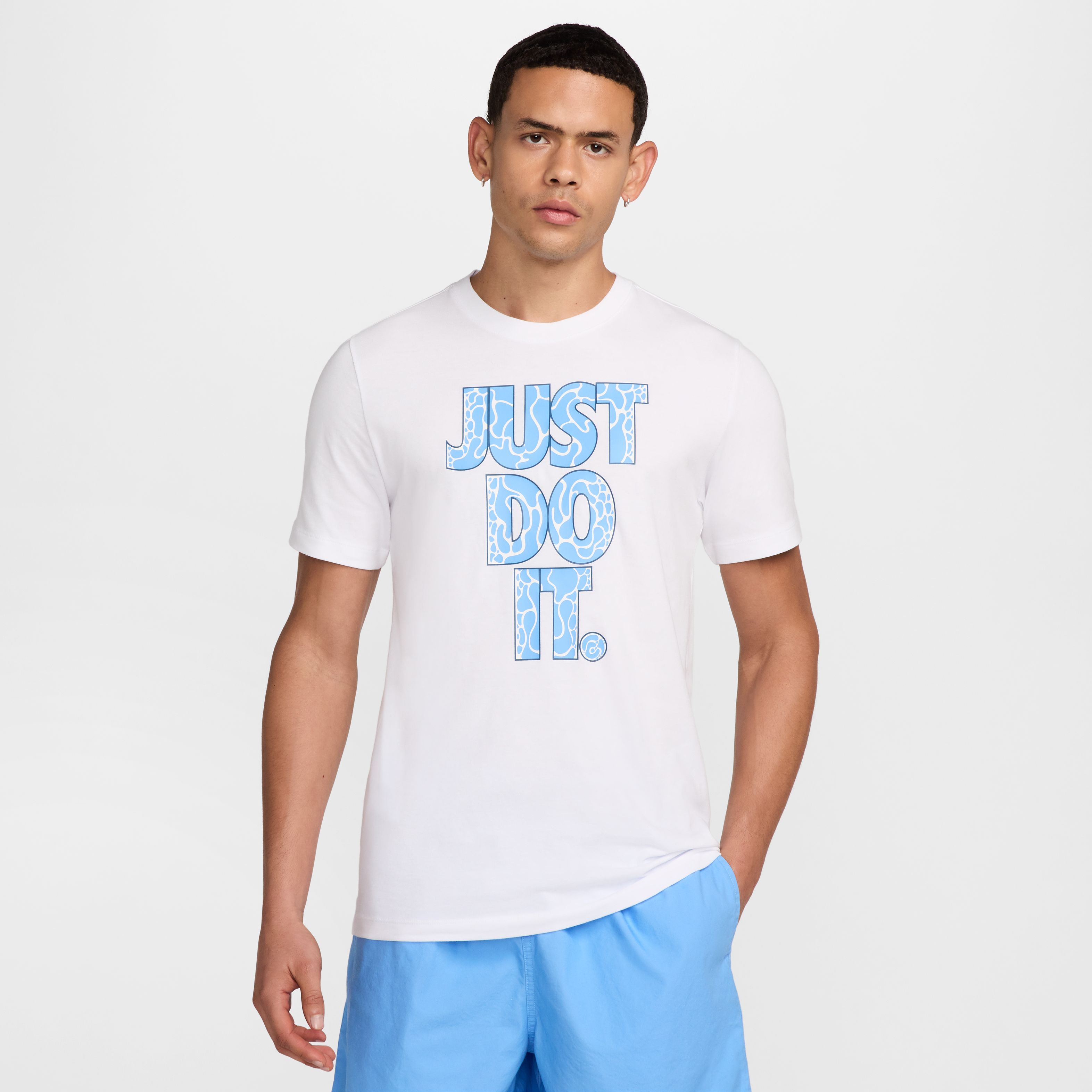 Nike M Nsw Tee 12Mo Jdi Sp24 Fs Camiseta Manga Corta blanco de hombre lifestyle