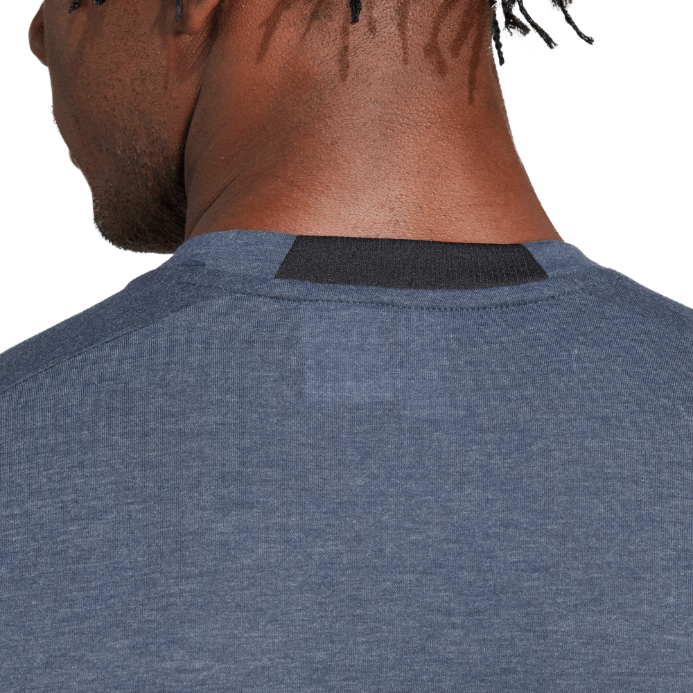 Adidas D4T Tee Camiseta Manga Corta azul de hombre para entrenamiento