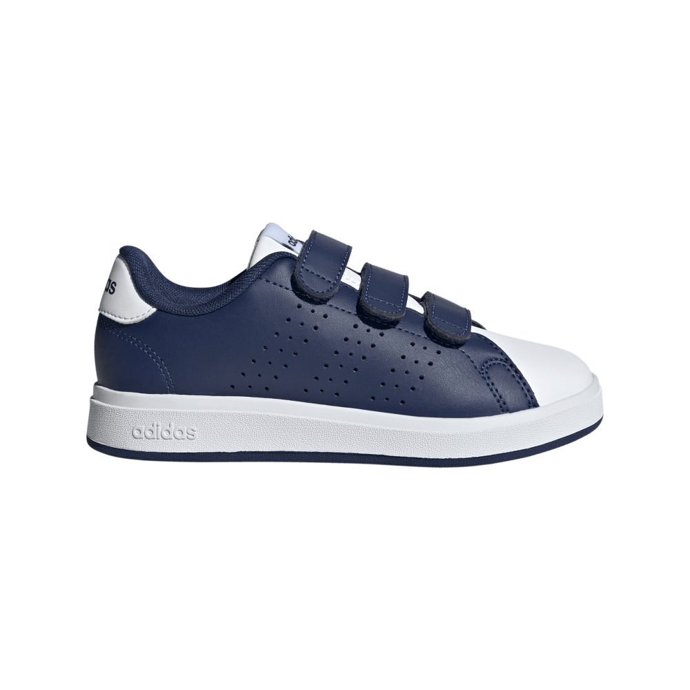 Adidas Tenis Advantage Base 2.0 Kids azul de niño lifestyle