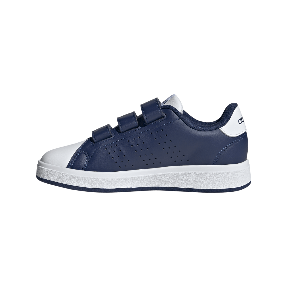 Adidas Tenis Advantage Base 2.0 Kids azul de niño lifestyle