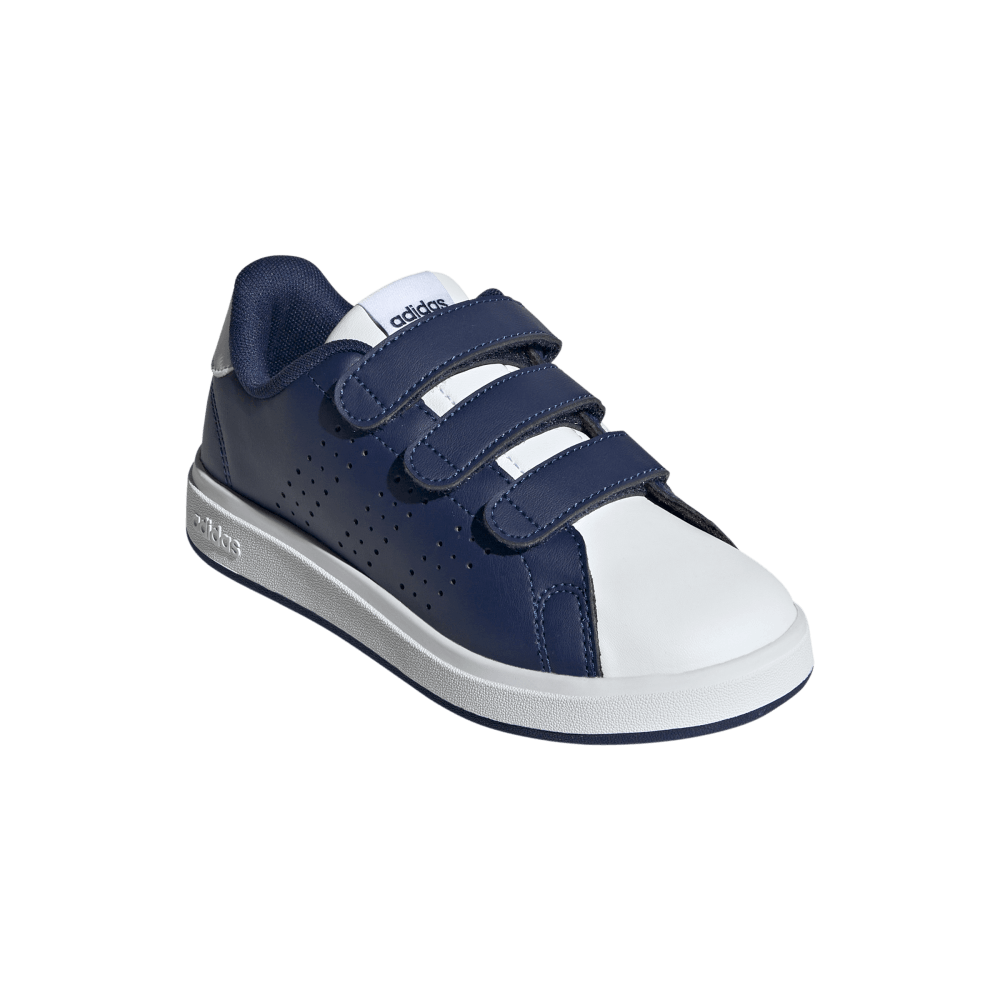 Adidas Tenis Advantage Base 2.0 Kids azul de niño lifestyle