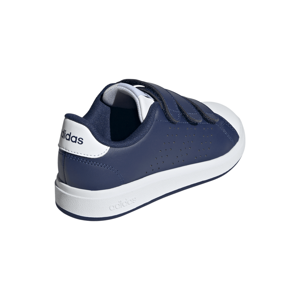 Adidas Tenis Advantage Base 2.0 Kids azul de niño lifestyle