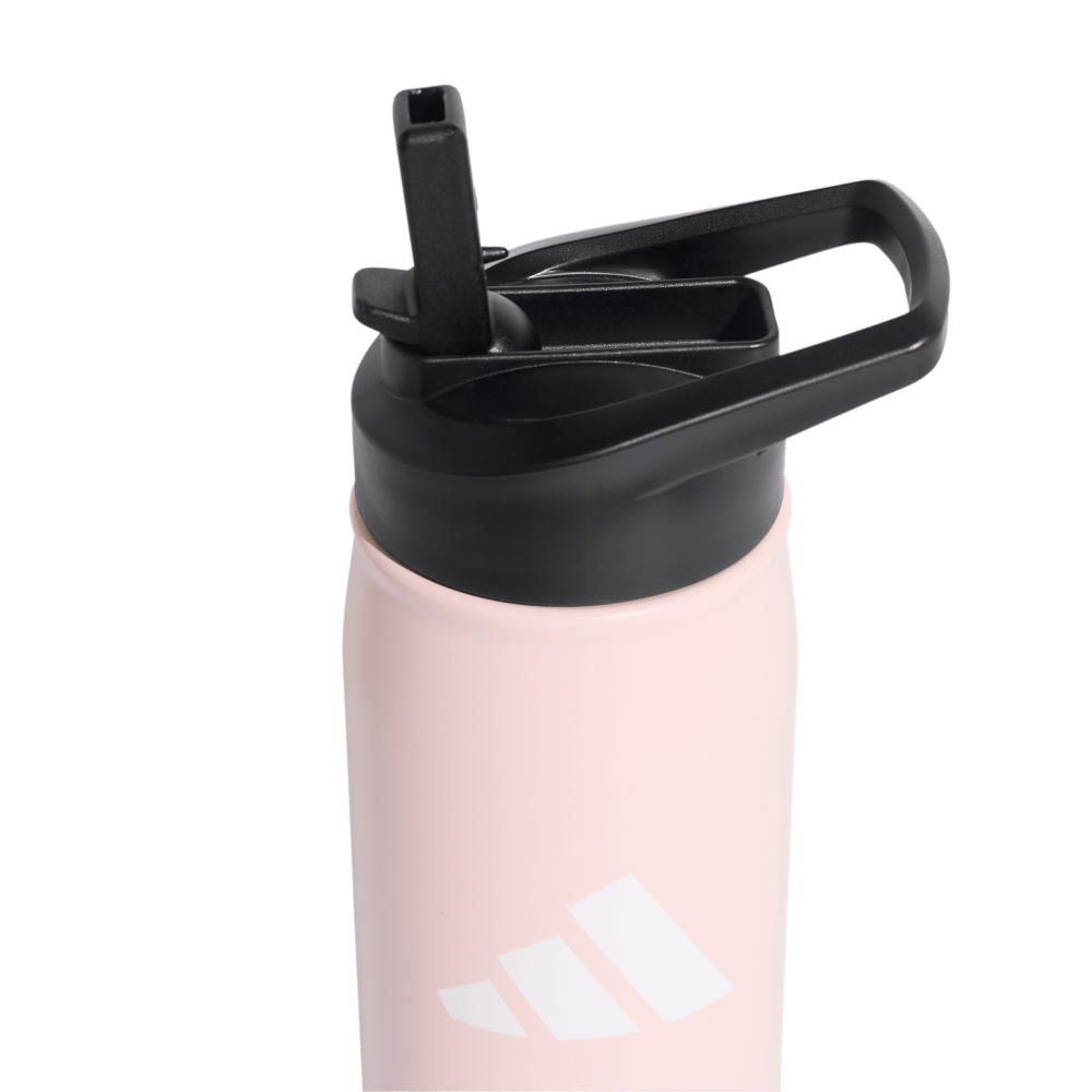 Adidas Botella Metalica Con Sorbete De 0,6 Litr rosado unisex para entrenamiento