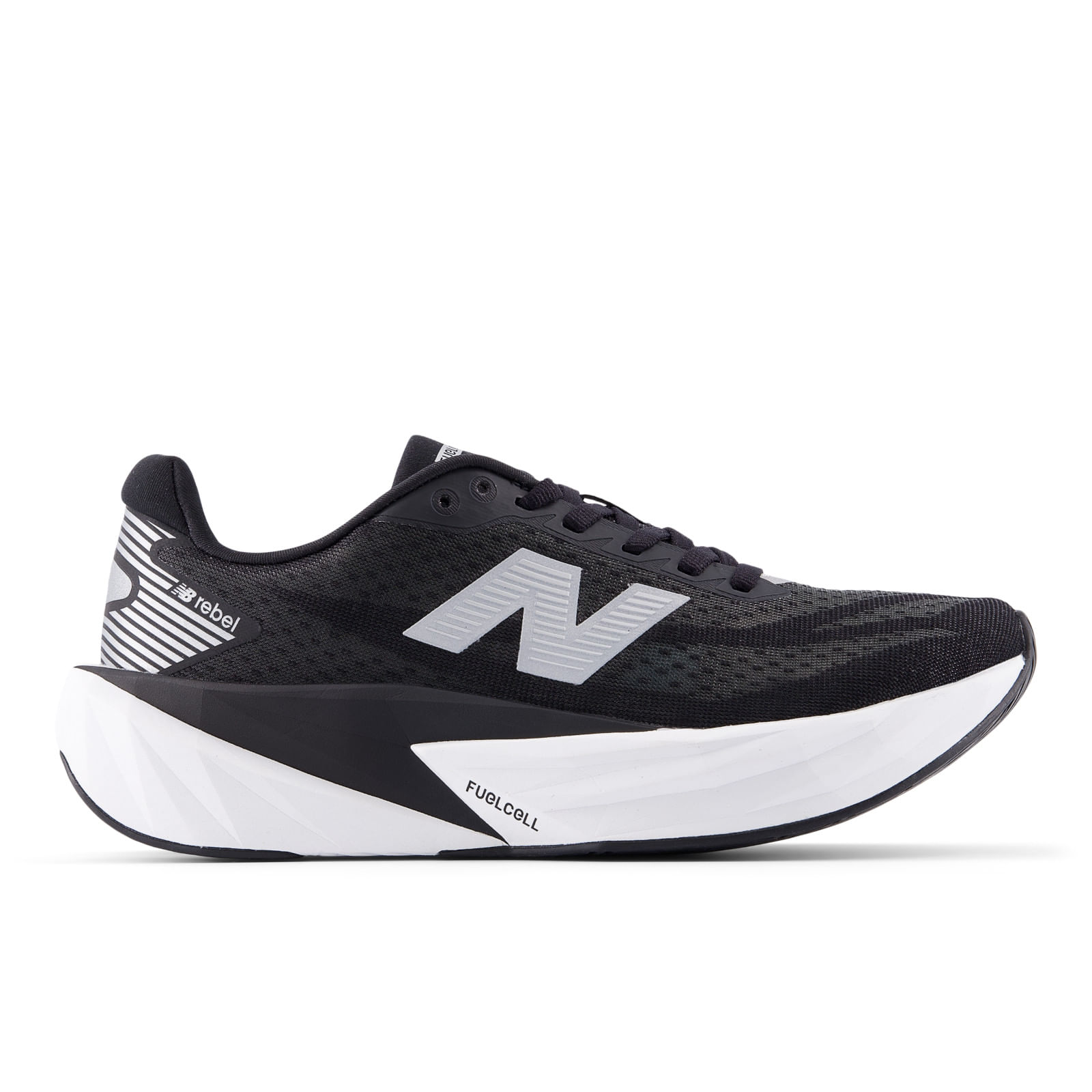 New Balance Rebel V5 Tenis negro de mujer para correr