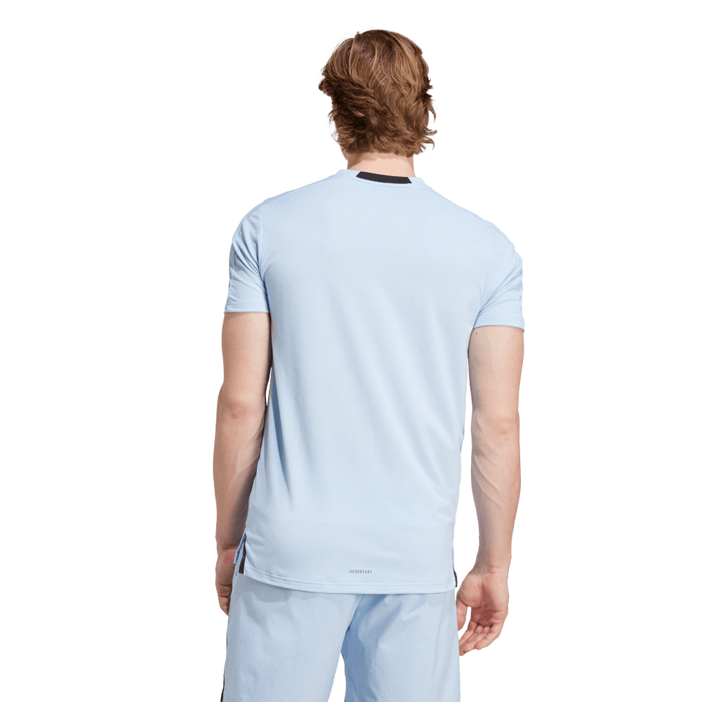 Adidas D4T Tee Camiseta Manga Corta azul de hombre para entrenamiento