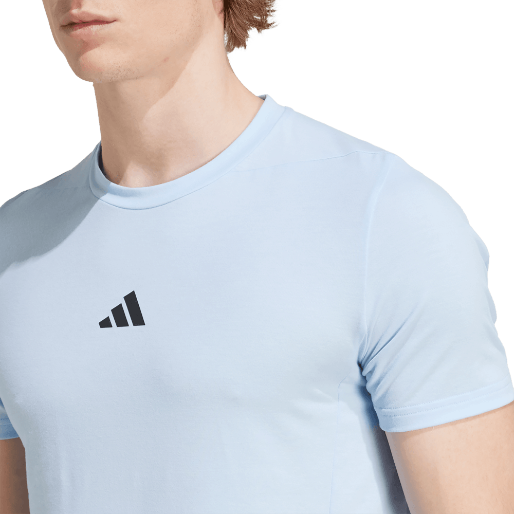 Adidas D4T Tee Camiseta Manga Corta azul de hombre para entrenamiento