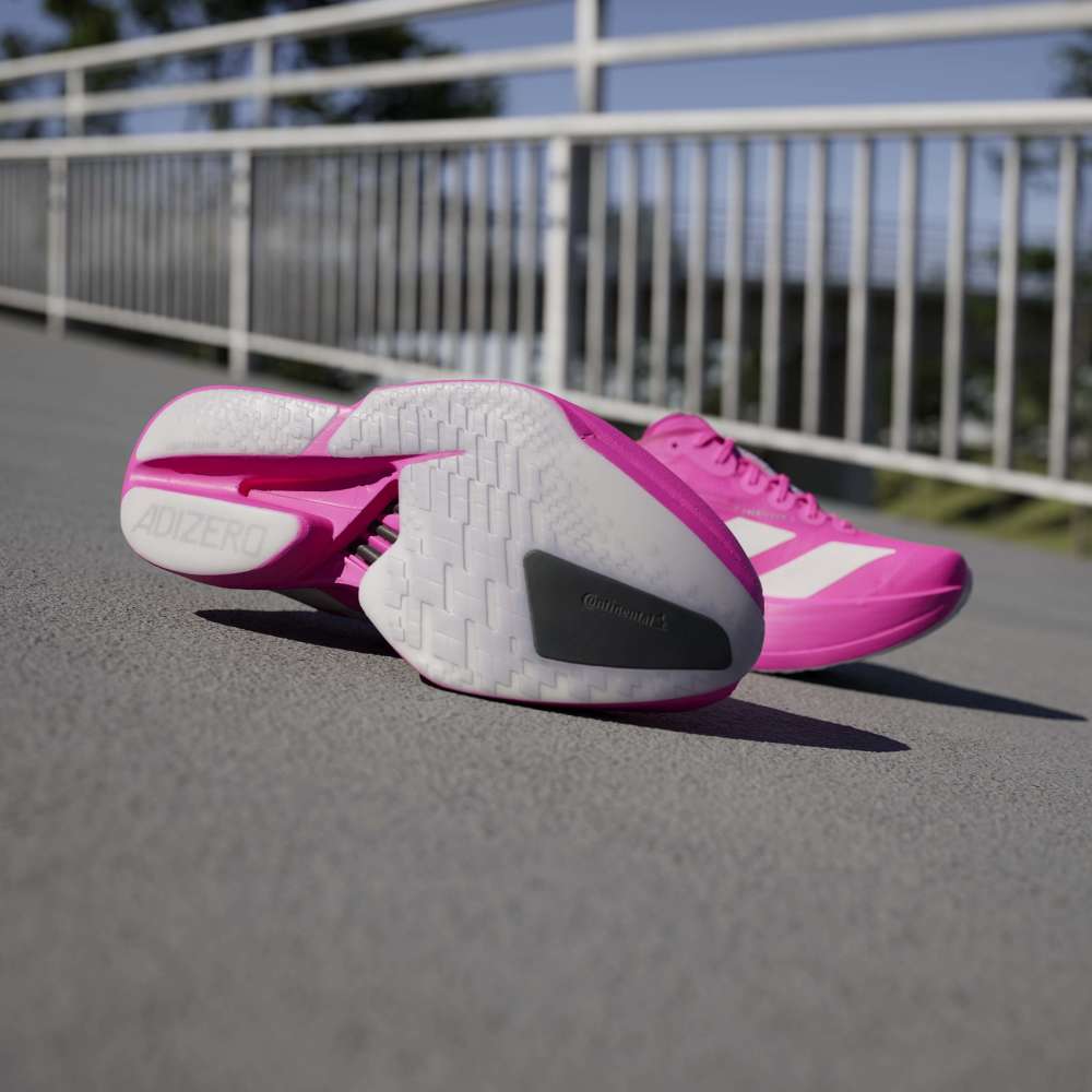 Adidas Tenis Adizero Adios Pro 4 rosado de mujer para correr