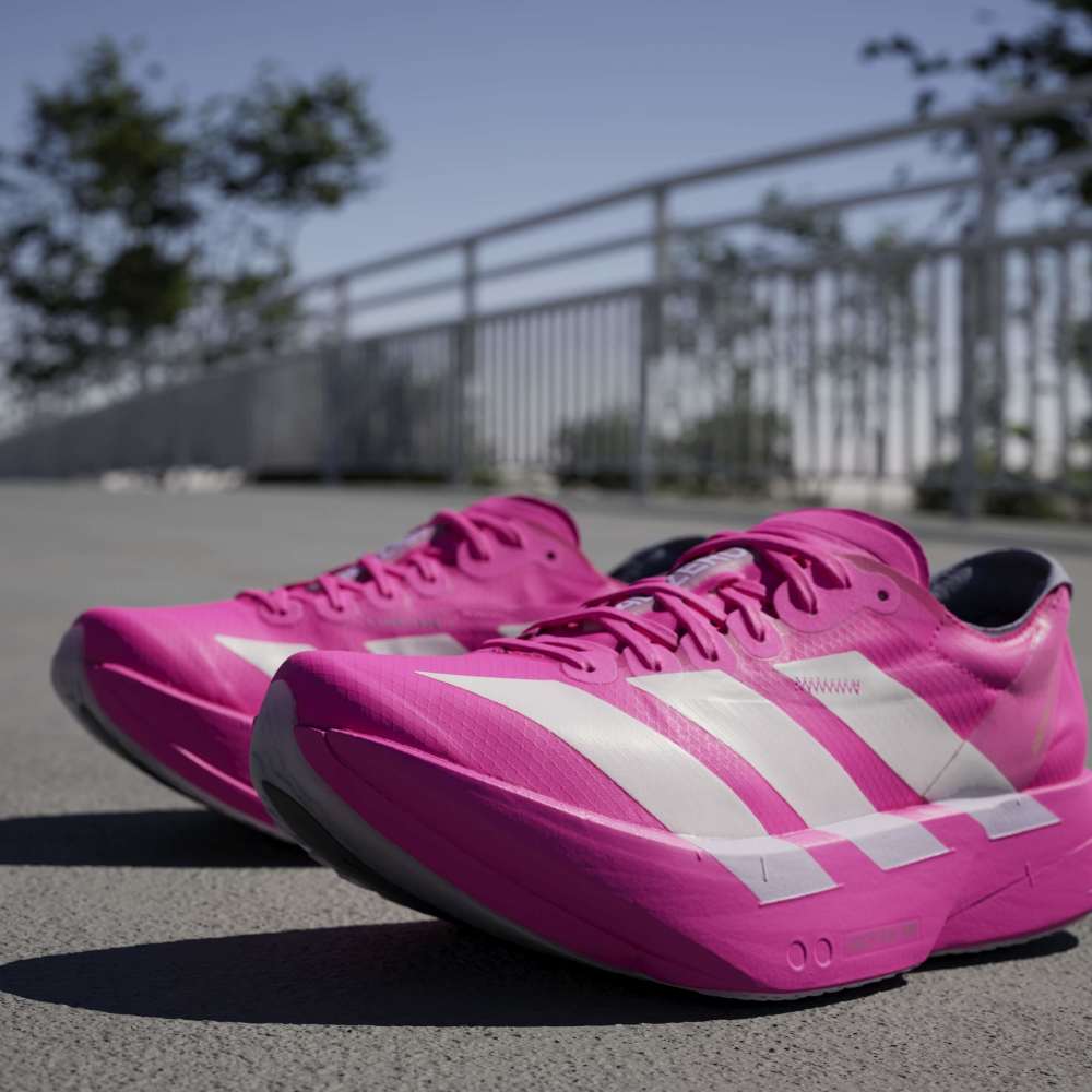 Adidas Tenis Adizero Adios Pro 4 rosado de mujer para correr