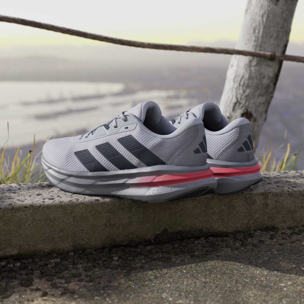 Adidas Tenis Galaxy 7 gris de hombre para correr