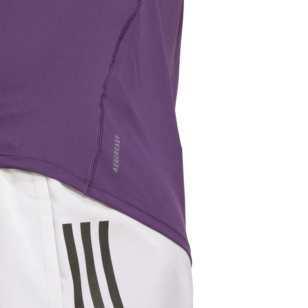 Adidas Adizero E Tee Camiseta Manga Corta morado de hombre para correr