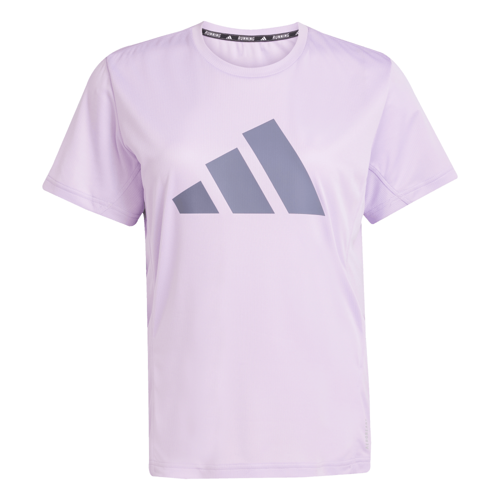Adidas Camiseta Run It Manga Corta morado de mujer para correr