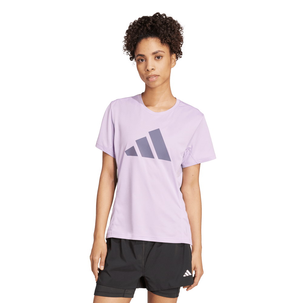 Adidas Camiseta Run It Manga Corta morado de mujer para correr