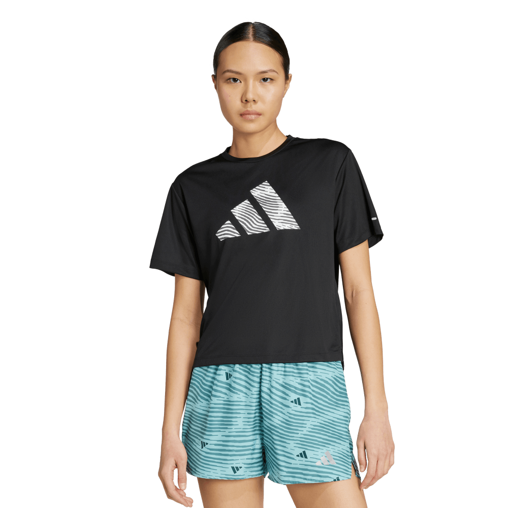 Adidas Adi365 E Bl T W Camiseta Manga Corta negro de mujer para correr