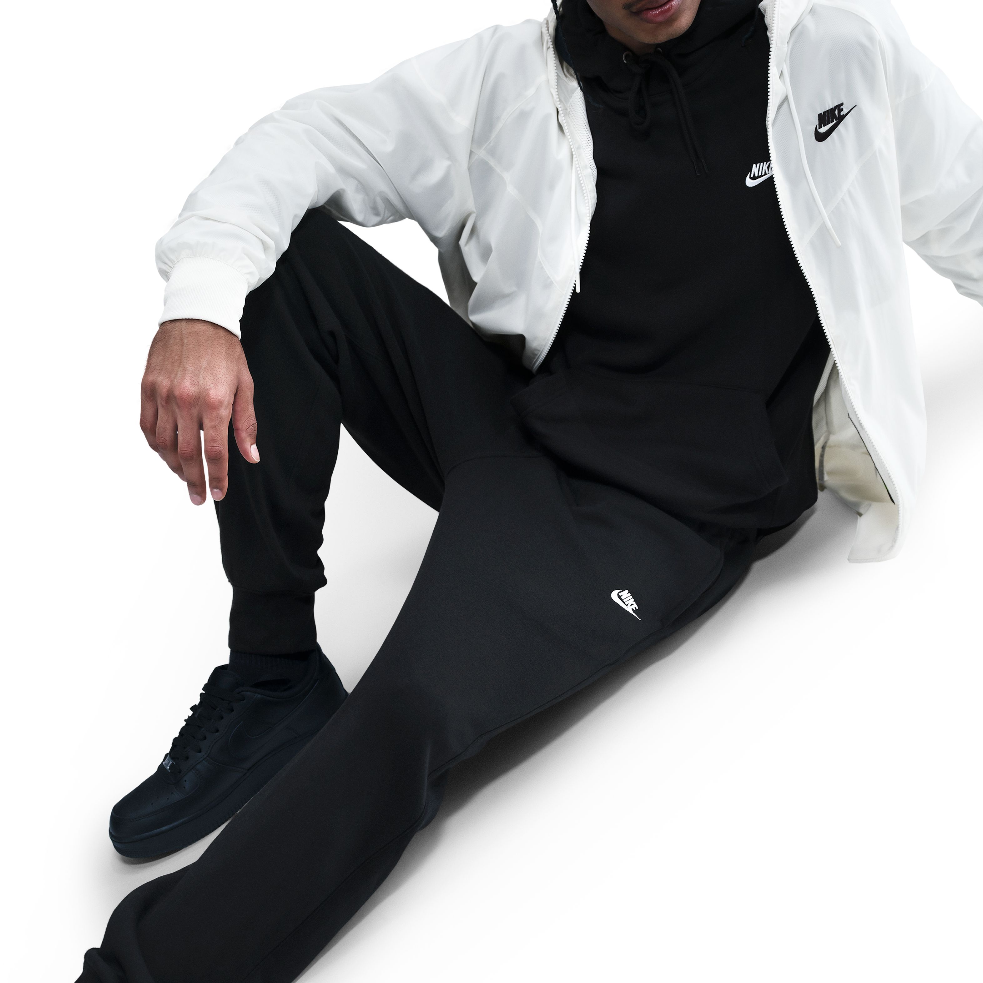 Nike M Nk Club Bb Jogger Pantalón negro de hombre lifestyle
