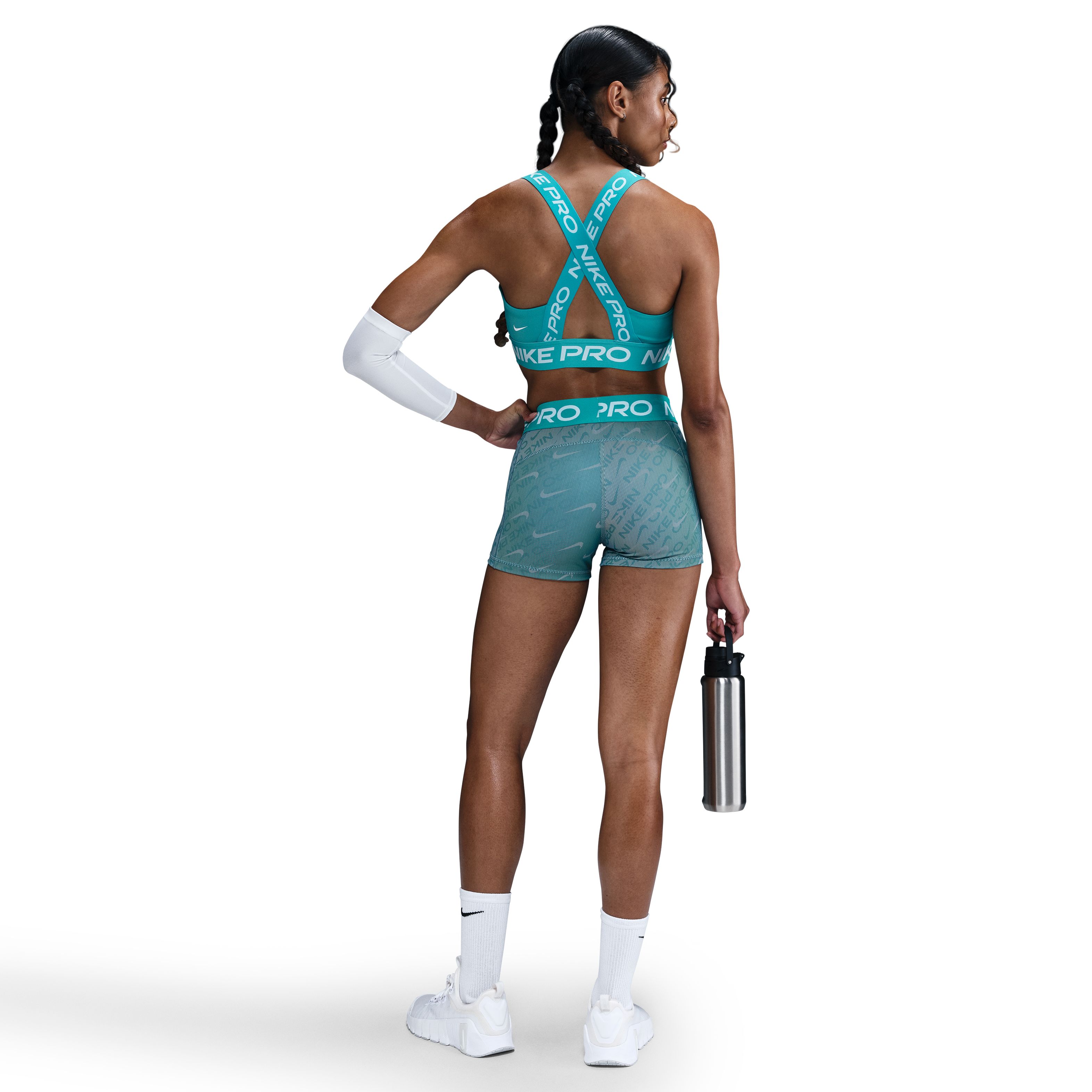Nike W Np Bra Tt Top verde de mujer para entrenamiento
