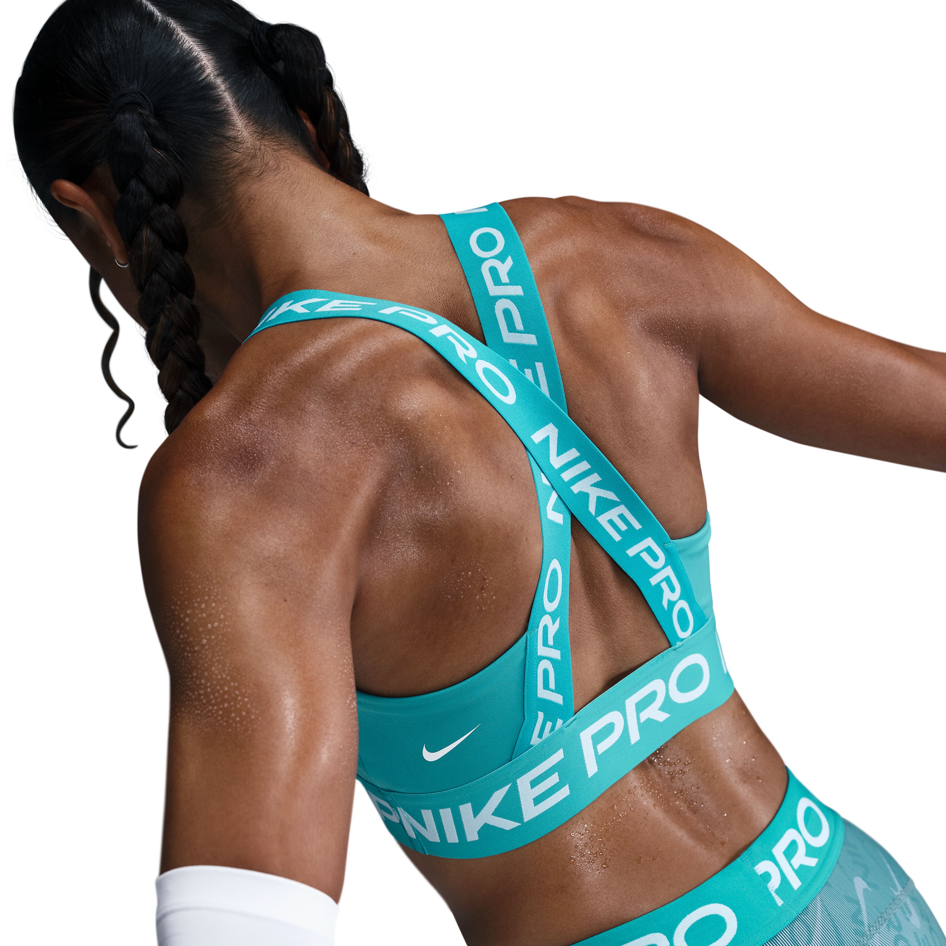 Nike W Np Bra Tt Top verde de mujer para entrenamiento