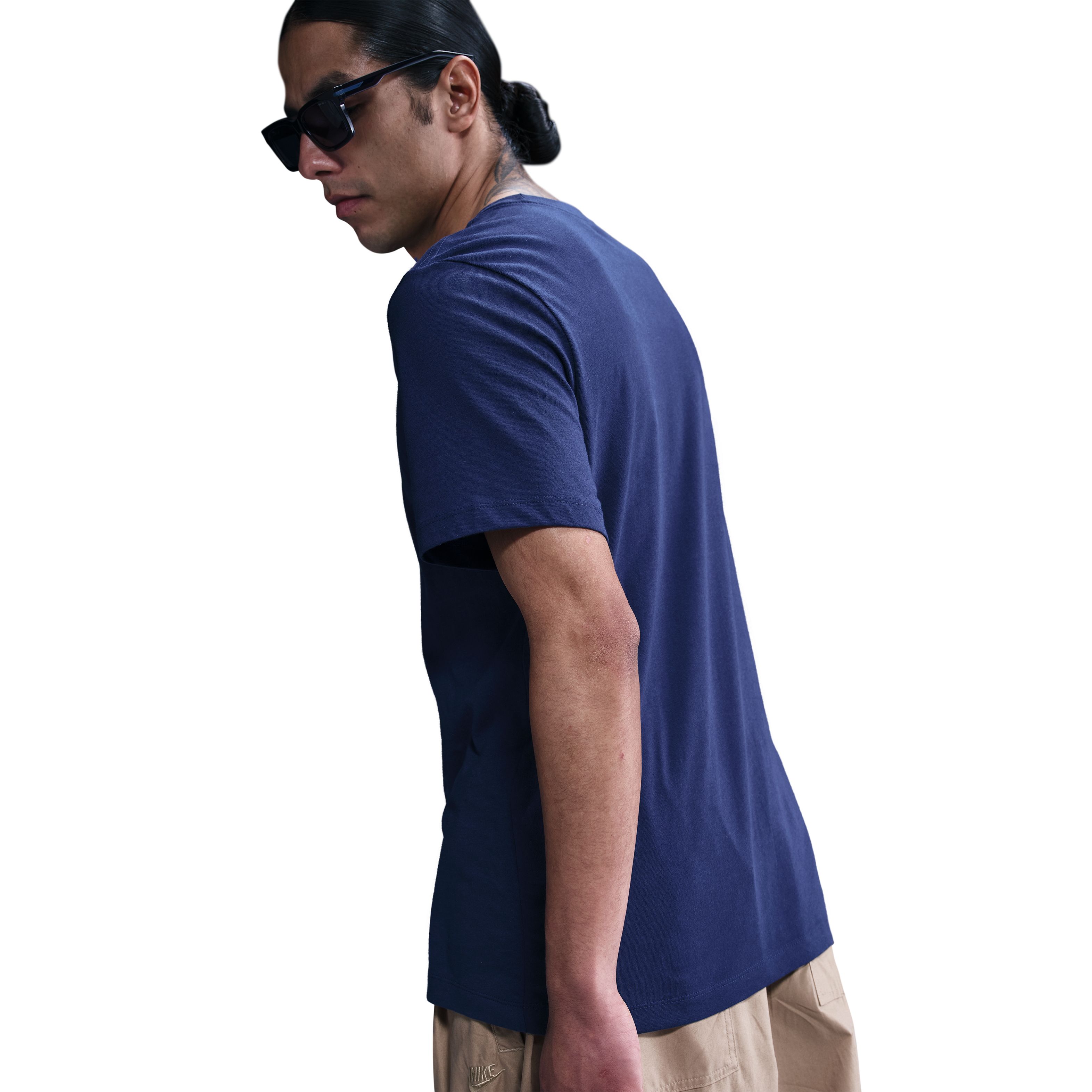 Nike M Nsw Tee Nk Embrd Swsh Fs Camiseta Manga Corta azul de hombre lifestyle