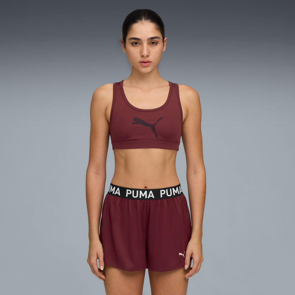 Puma 4Keeps Bra W Top rojo de mujer para entrenamiento