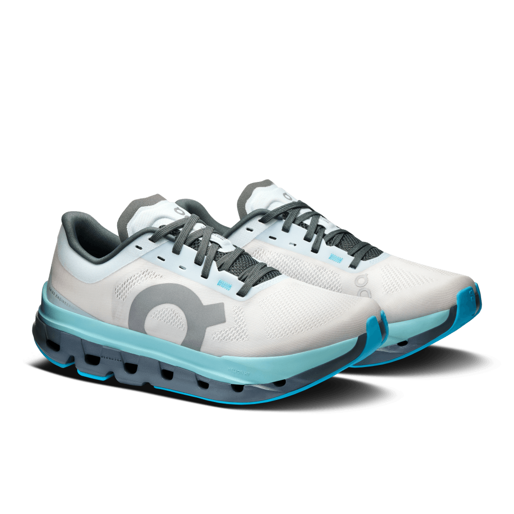 On Cloudflow 5 Tenis blanco de mujer para correr
