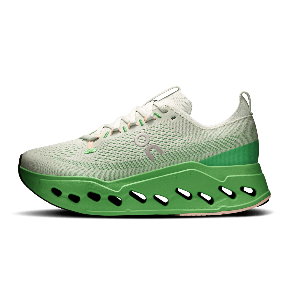 On Cloudsurfer Max Tenis blanco de mujer para correr