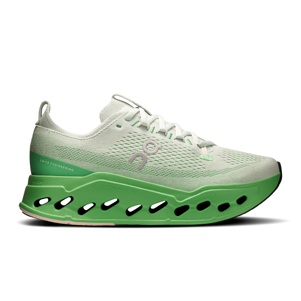 On Cloudsurfer Max Tenis blanco de mujer para correr