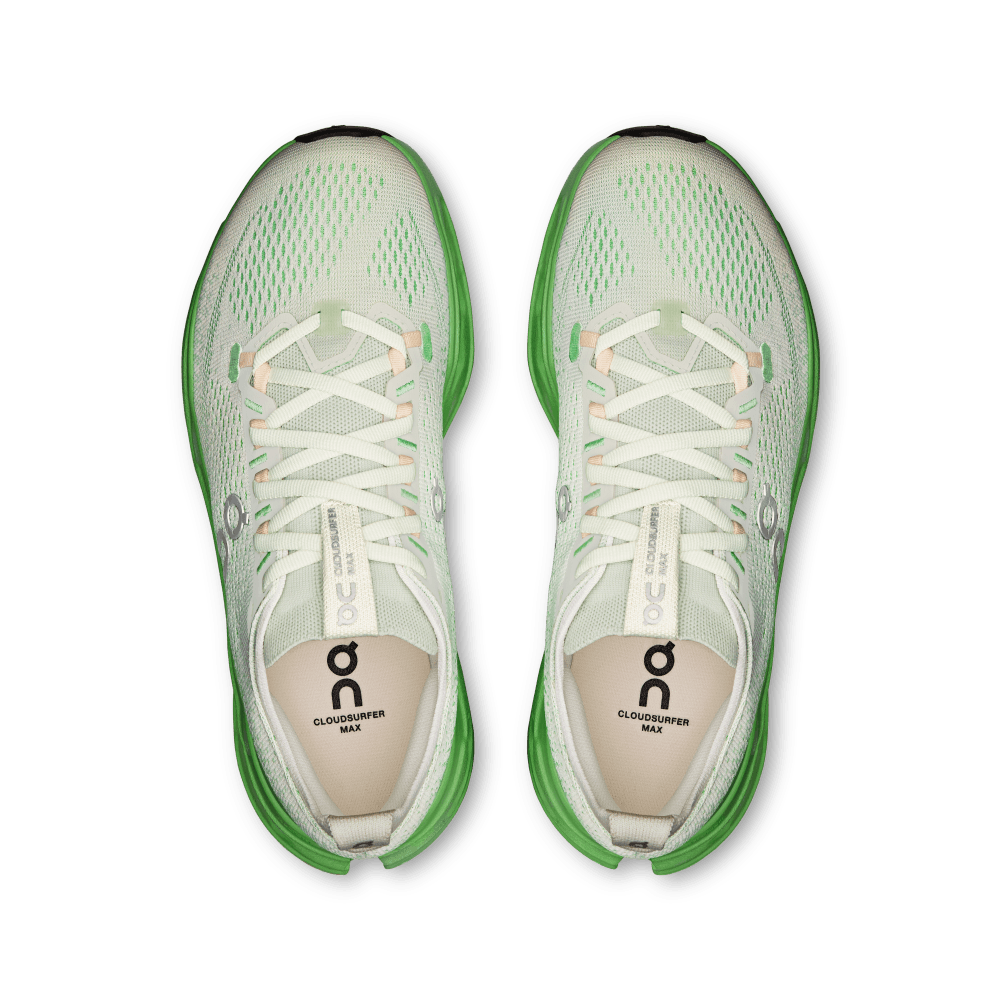 On Cloudsurfer Max Tenis blanco de mujer para correr