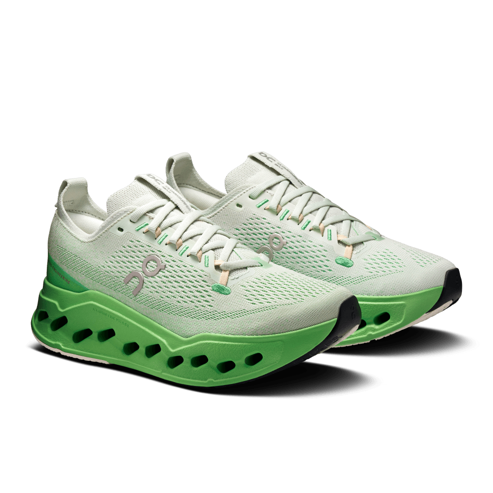 On Cloudsurfer Max Tenis blanco de mujer para correr