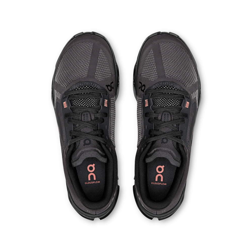 On Cloudflow 5 Tenis negro de mujer para correr