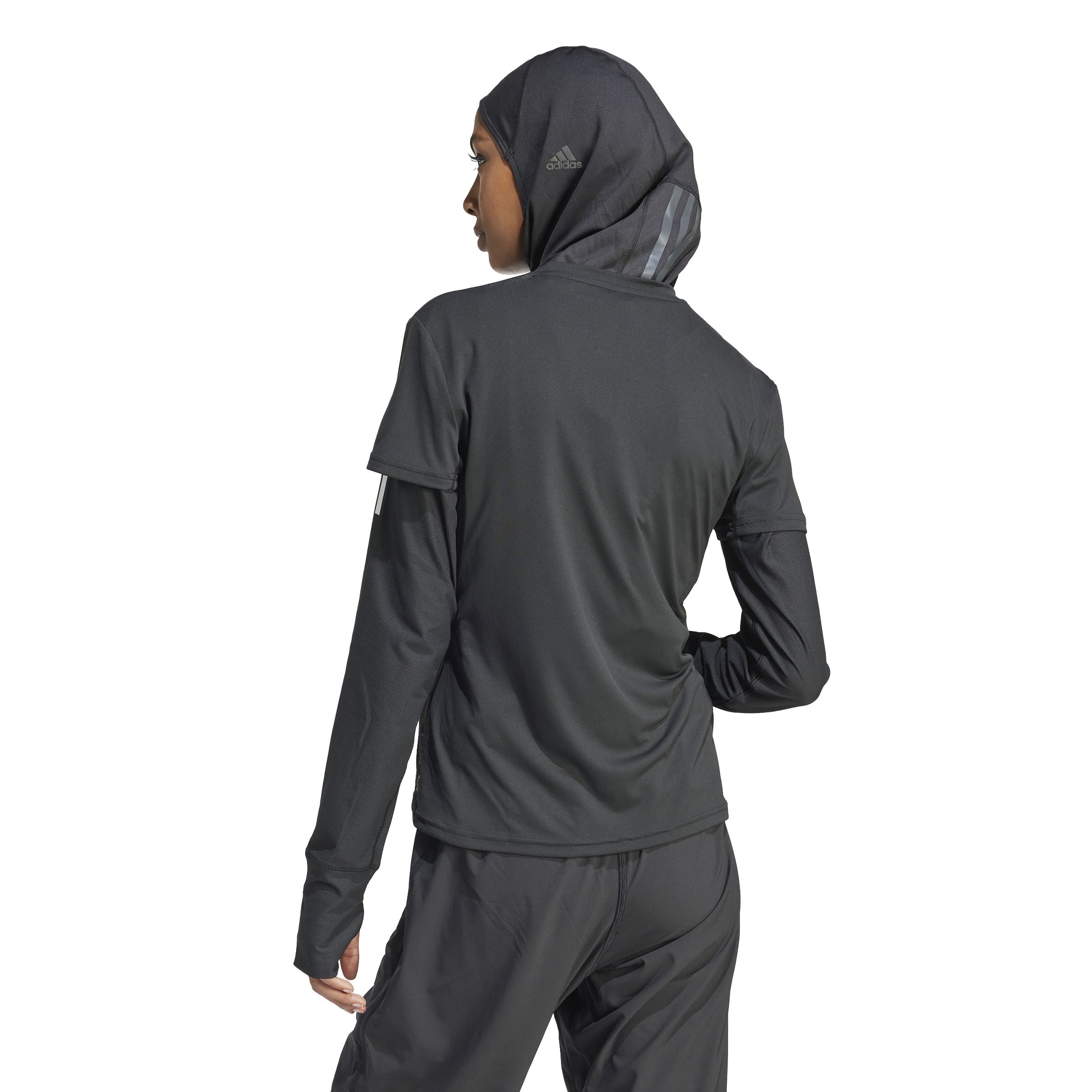 Adidas Adizero E Tee Camiseta Manga Corta negro de mujer para correr