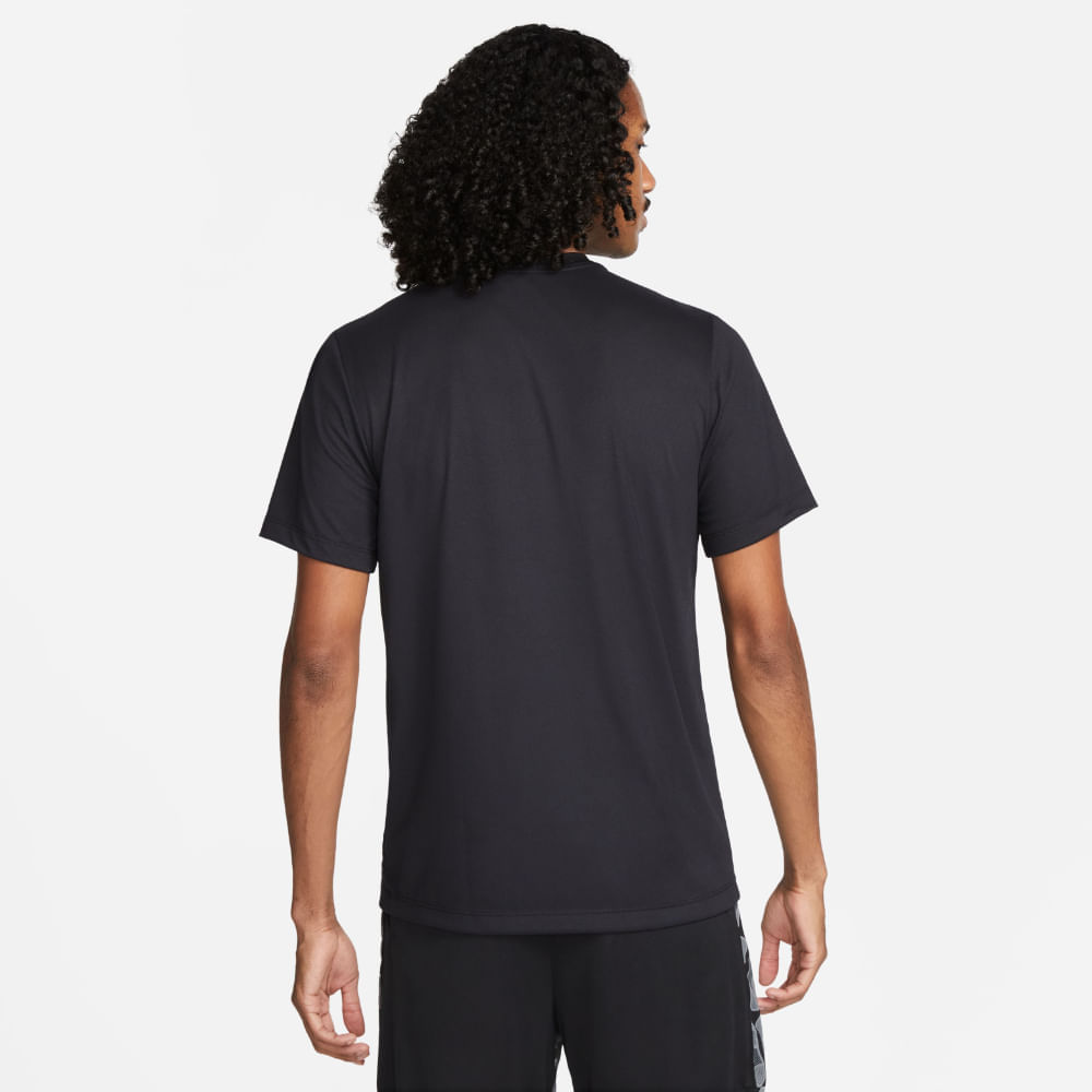 Nike M Nk Df Tee Rlgd Reset Camiseta Manga Corta negro de hombre para entrenamiento