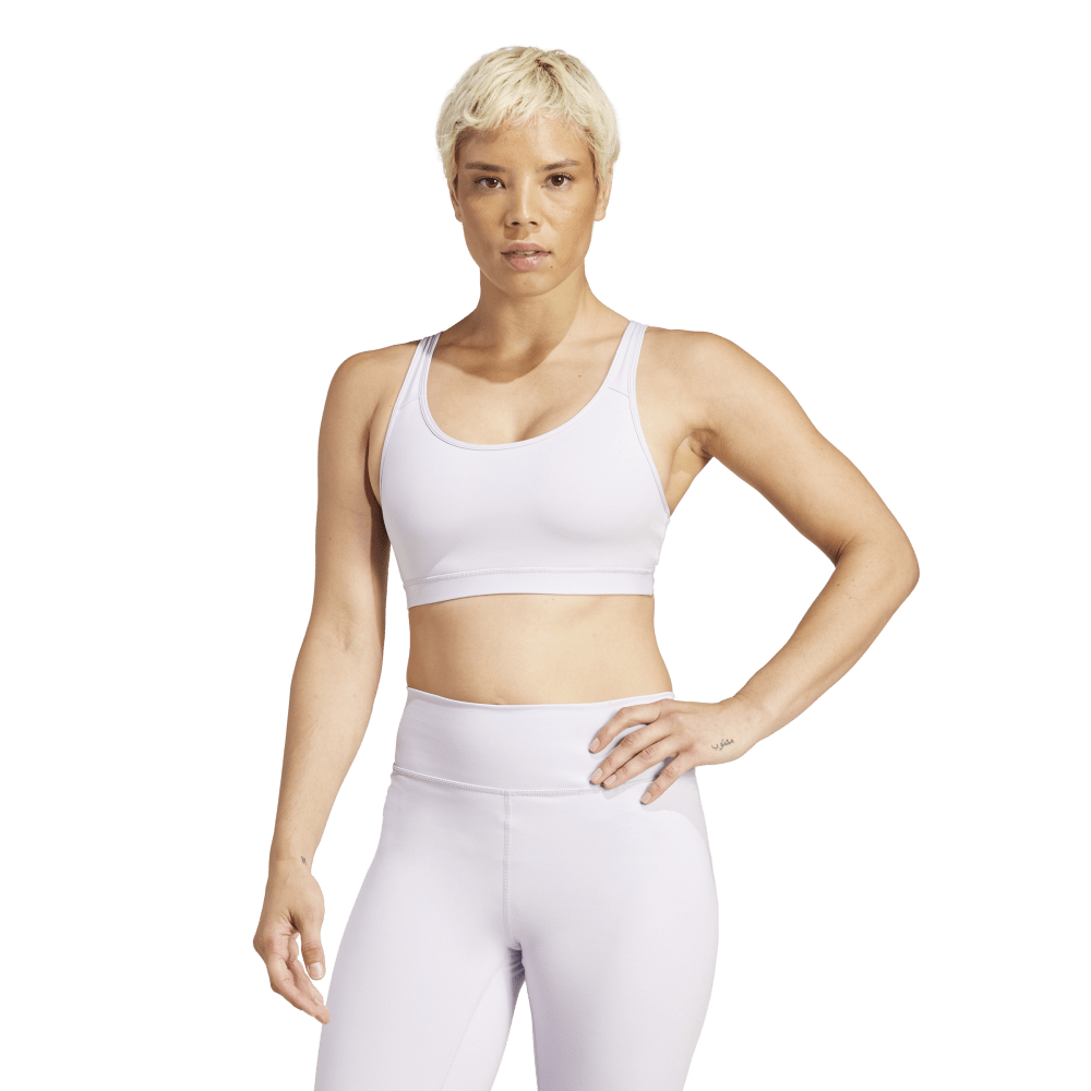 Adidas Top Deportivo All Me Essentials Soporte gris de mujer para entrenamiento