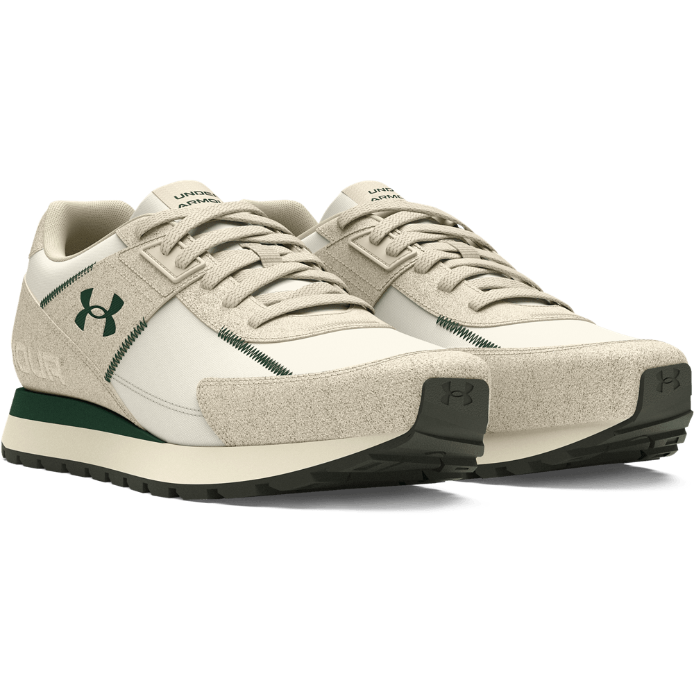UA Essential Runner Tenis blanco de hombre lifestyle