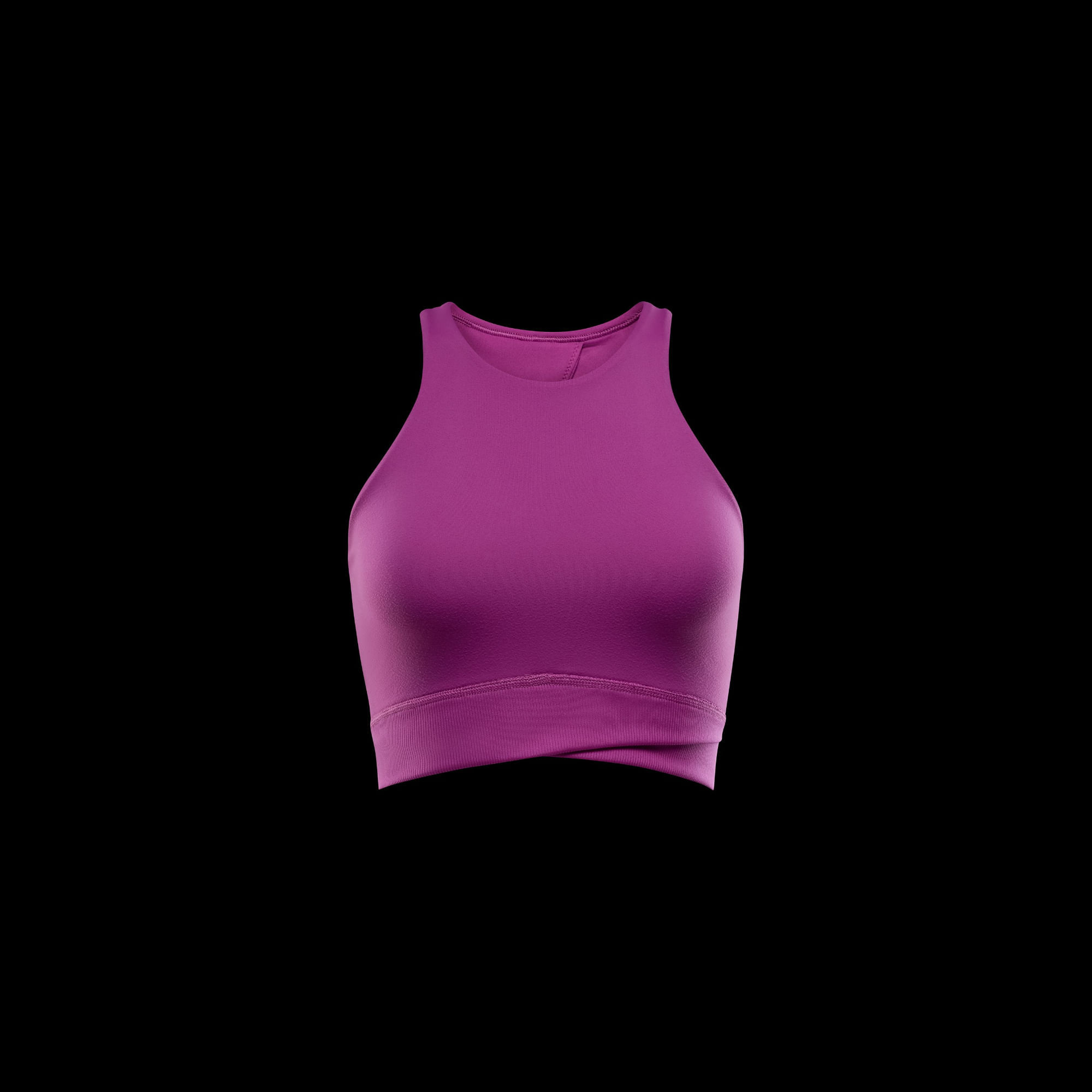 Nike W Nk1 Hn Twist Bra Top morado de mujer para entrenamiento