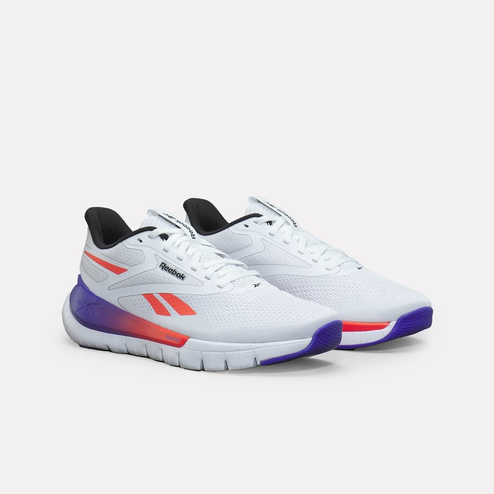 Reebok Flex Trainer Tenis blanco unisex para entrenamiento