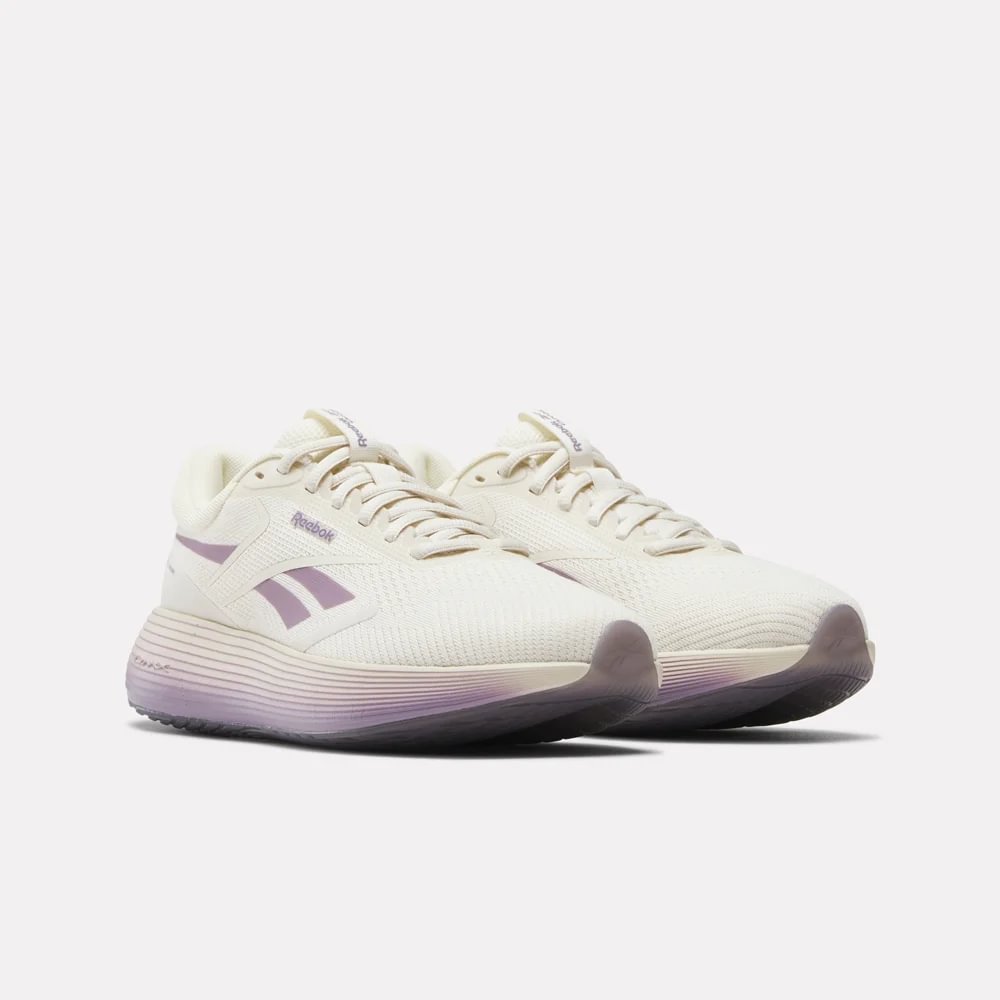 Reebok Dmx Comfort + 2.0 Tenis beige de mujer para correr