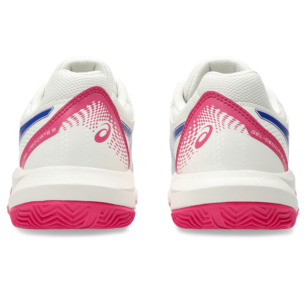 asics gel-dedicate 8 clay tenis blanco de mujer para tenis