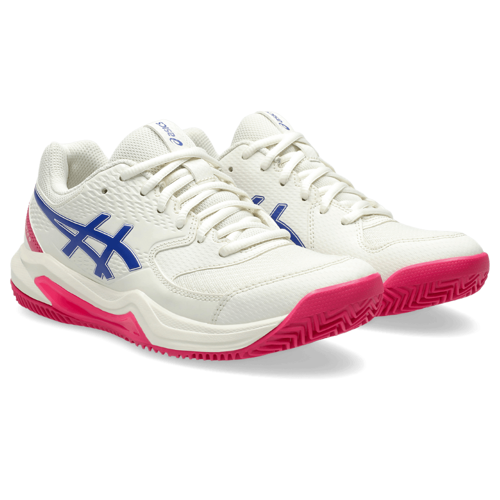 asics gel-dedicate 8 clay tenis blanco de mujer para tenis