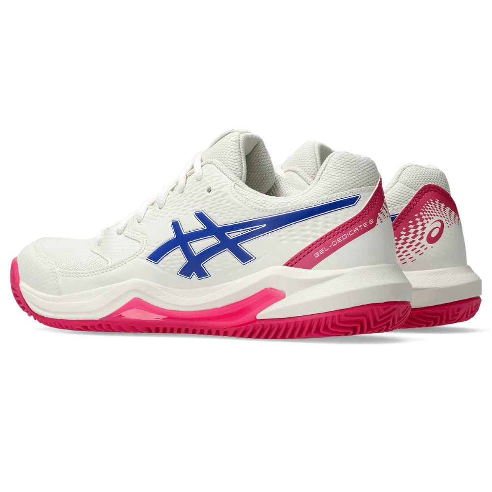 asics gel-dedicate 8 clay tenis blanco de mujer para tenis