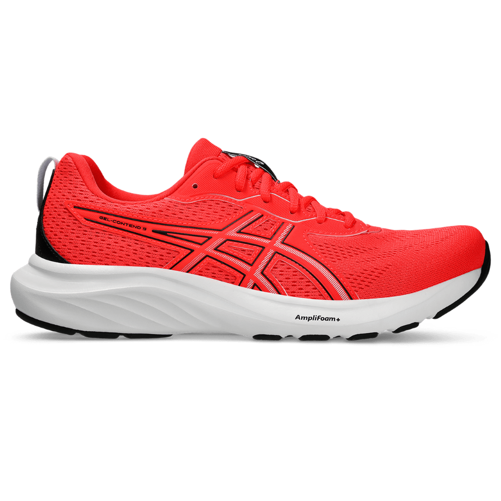 Asics Gel-Contend 9 Tenis rojo de hombre para correr