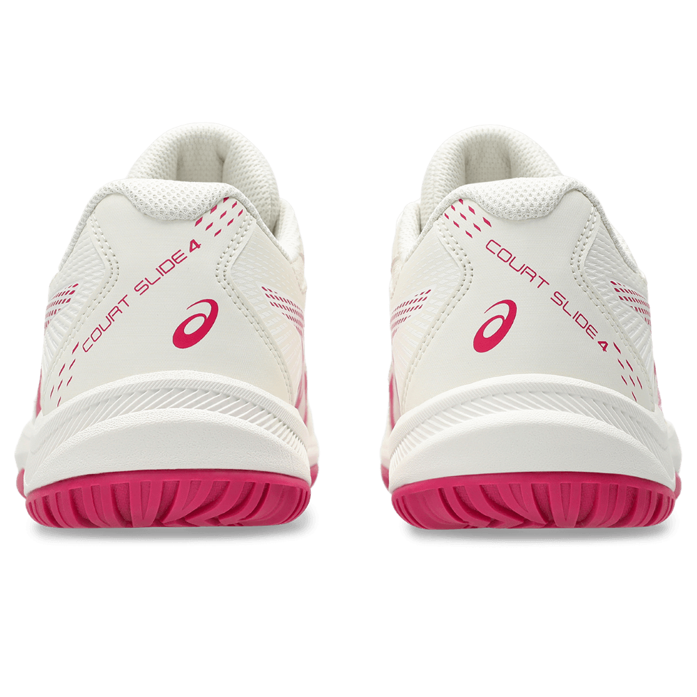 asics court slide 4 tenis blanco de mujer para tenis