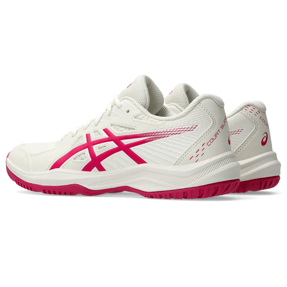 asics court slide 4 tenis blanco de mujer para tenis
