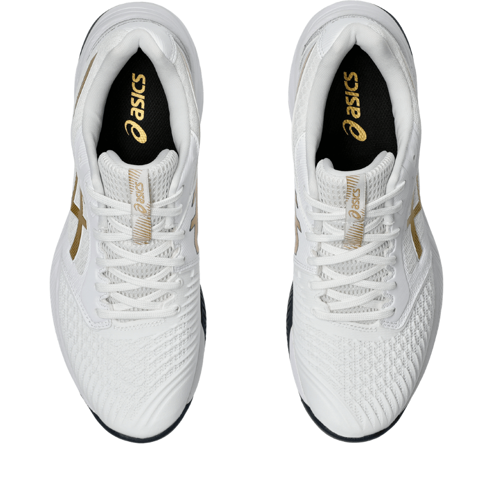asics netburner ballistic ff 3 tenis blanco de hombre para indoor