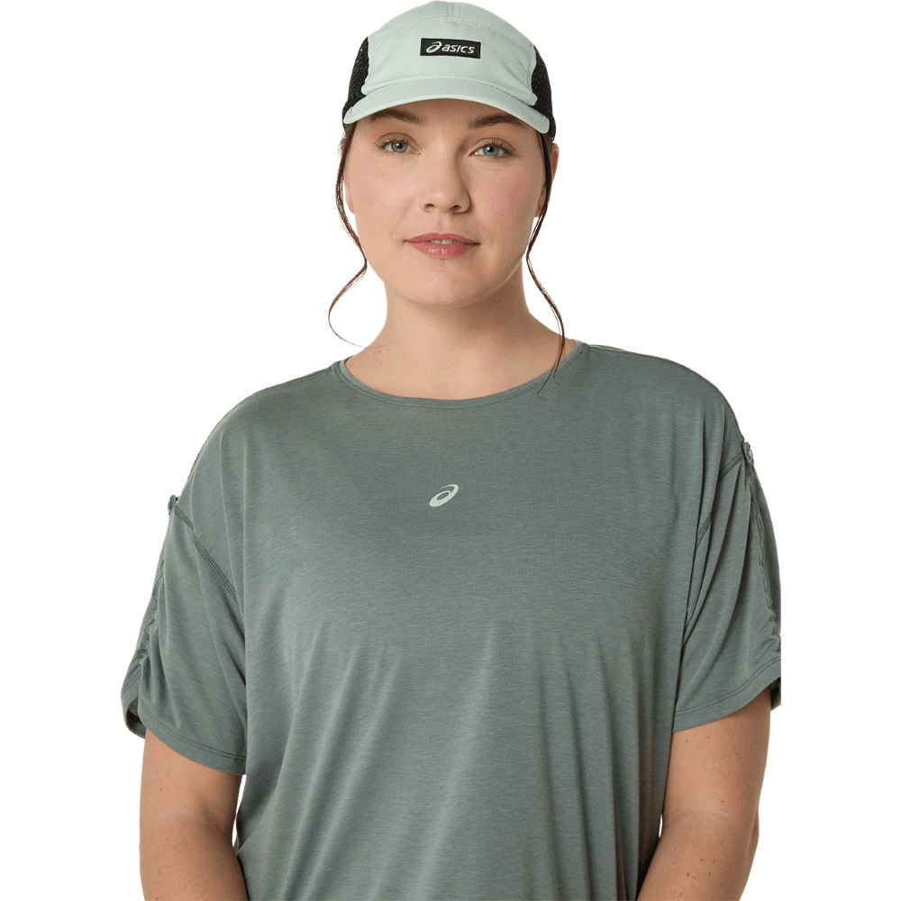Asics Performance Run Ultra Light Cap Gorra verde unisex para correr