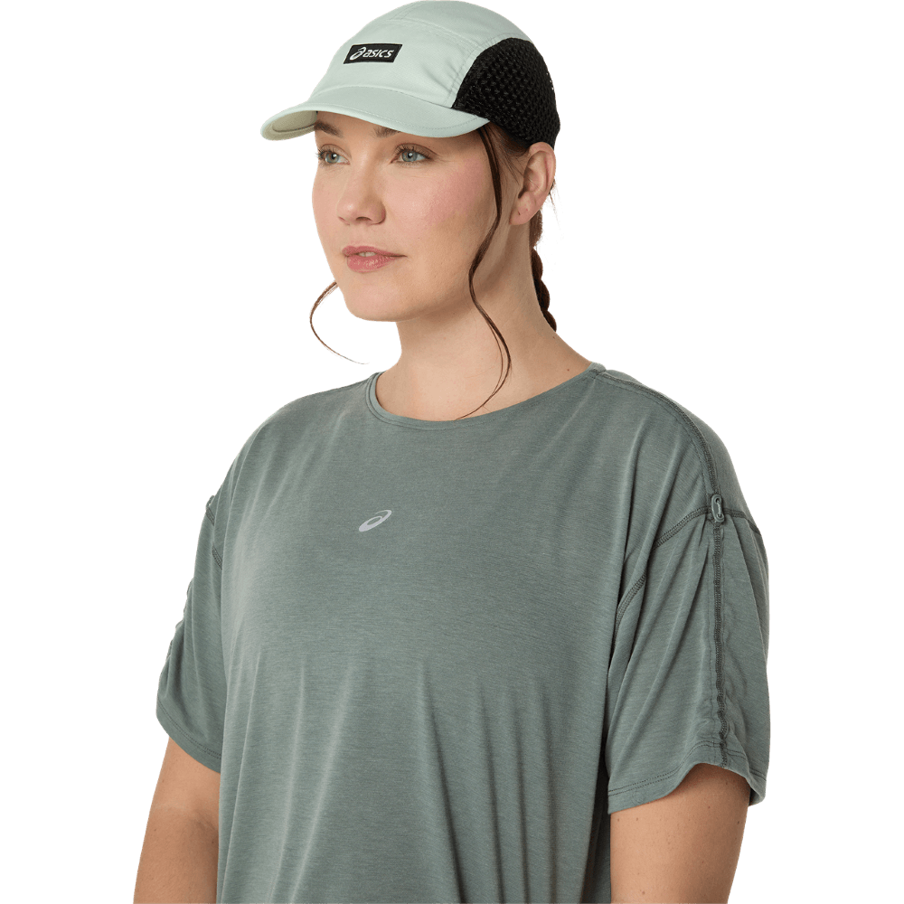Asics Performance Run Ultra Light Cap Gorra verde unisex para correr
